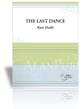 The Last Dance Marimba and Percussion Duet - Score and Parts cover